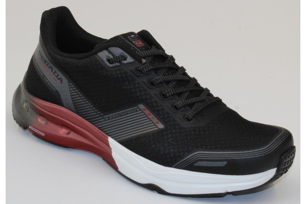 Pánske tenisky nízke PE/190602-06 PRETO  (41)