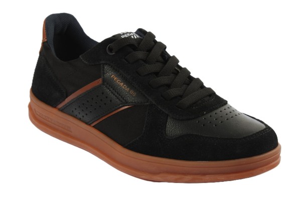Pánske tenisky nízke PE/113601-08 PRETO  (41)